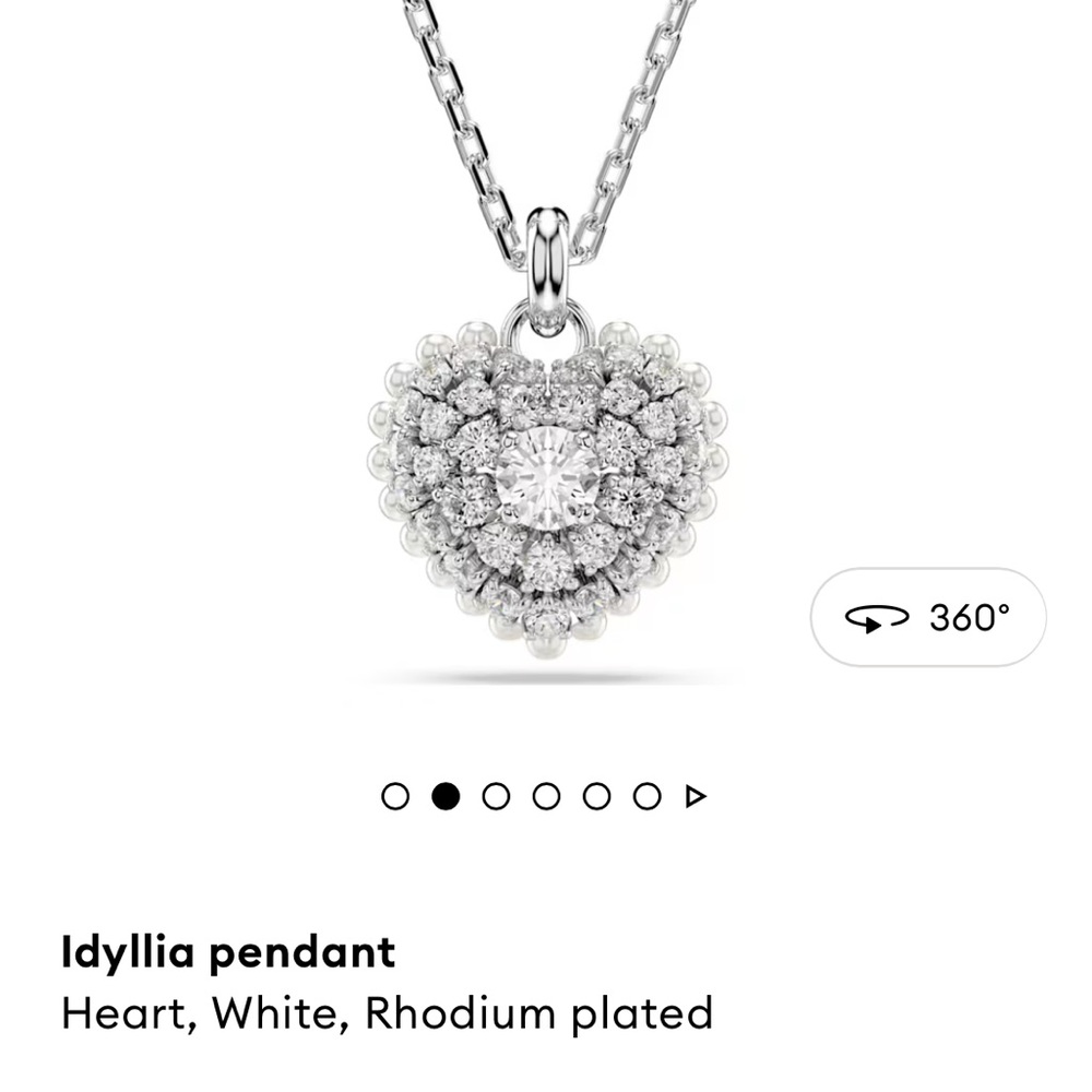 SWAROVSKI Heart Necklace Idyllia pendant